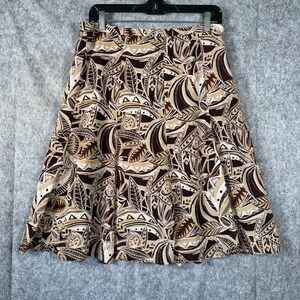 Vintage Y2K Midi Woodland Skirt Womens 10‎ Forest Fairy Swing Boho Chiffon Boho